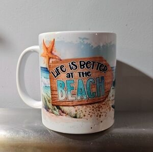 Beach Themed Ceramic Mug